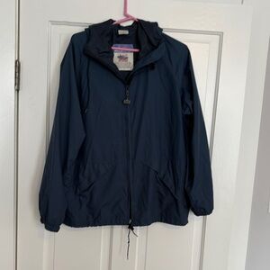 Vintage Walls Navy Blue‎ Windbreaker Jacket